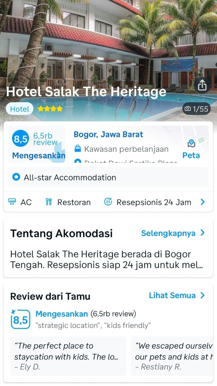 Hotel Salak The Heritage Bogor
